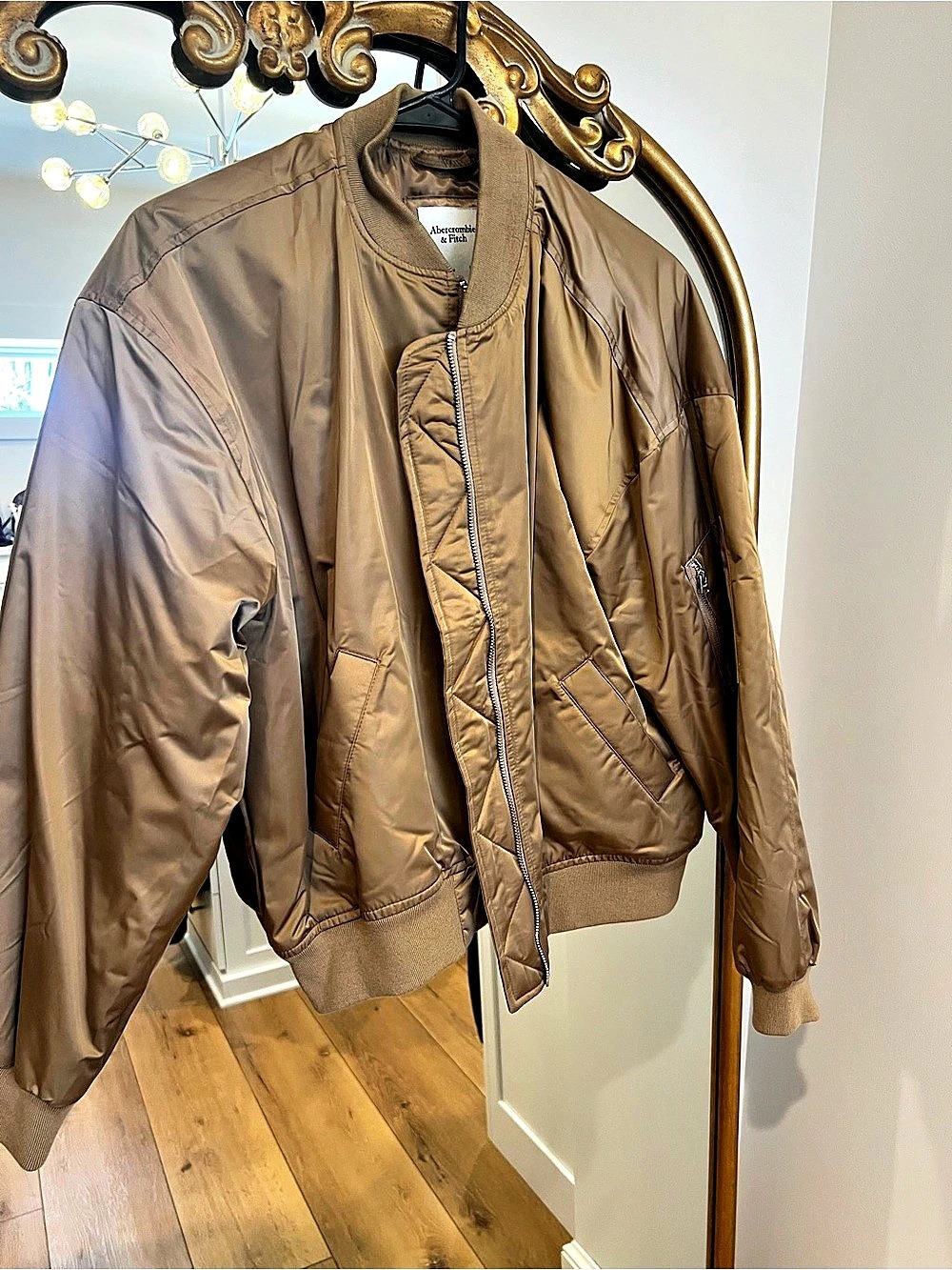 Abercrombie & Fitch Brown Bomber Jacket